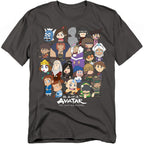 Avatar: The Last Airbender Chibi Group T-Shirt