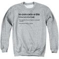 The Princess Bride Definition Athletic Heather Crewneck Sweatshirt