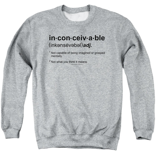The Princess Bride Definition Athletic Heather Crewneck Sweatshirt
