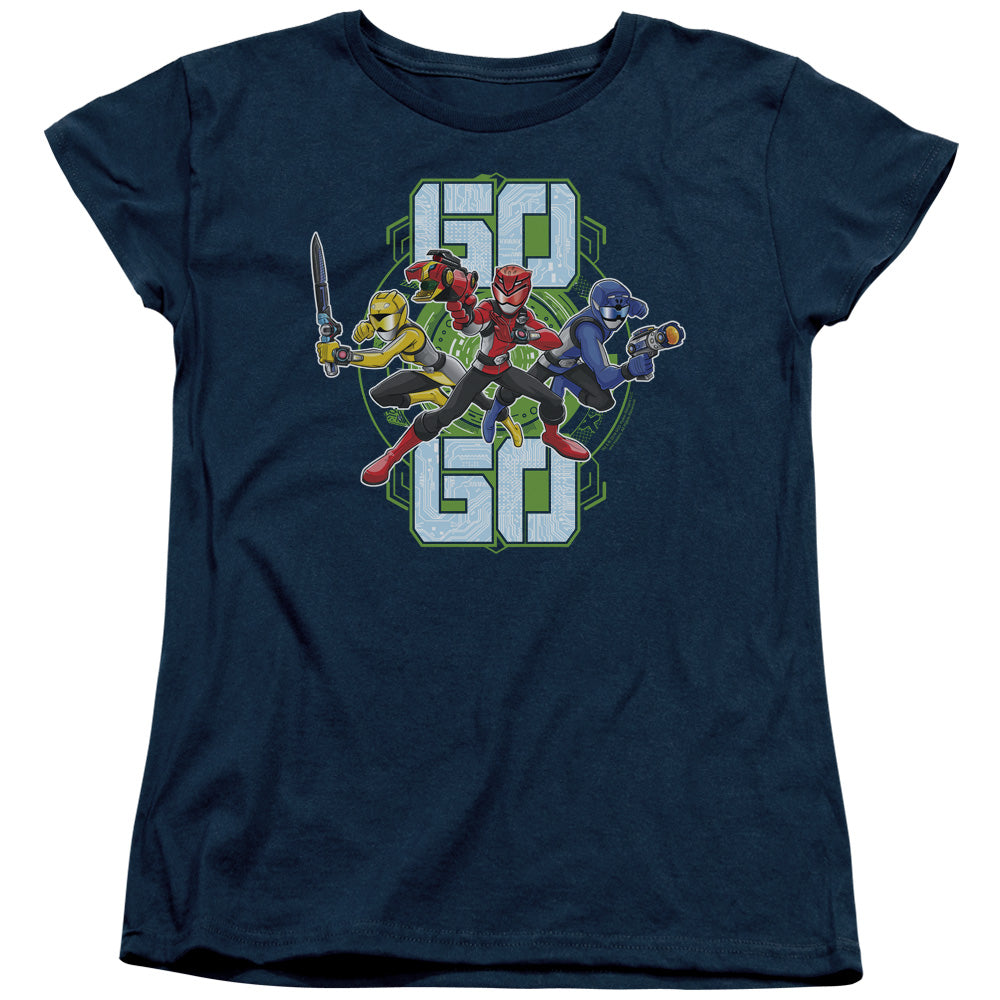 Power Rangers: Beast Morphers Go Go Womens T-Shirt