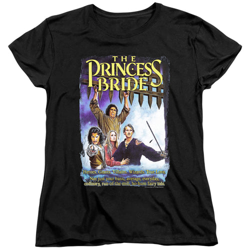 The Princess Bride Alt Poster Black Womens T-Shirt