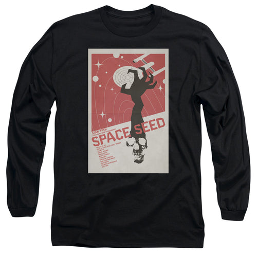 Star Trek Juan Ortiz Space Seed Black Long Sleeve T-Shirt