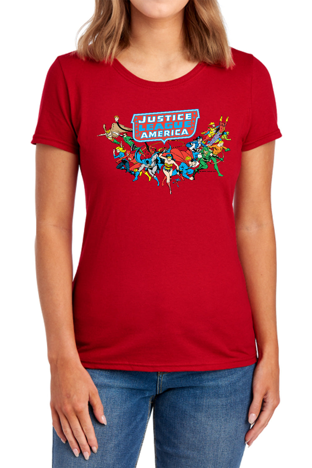 DC Comics Here They Come Womens T-Shirt
