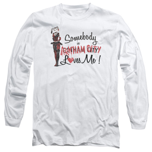 Batman Somebody Loves Me Long Sleeve T-Shirt