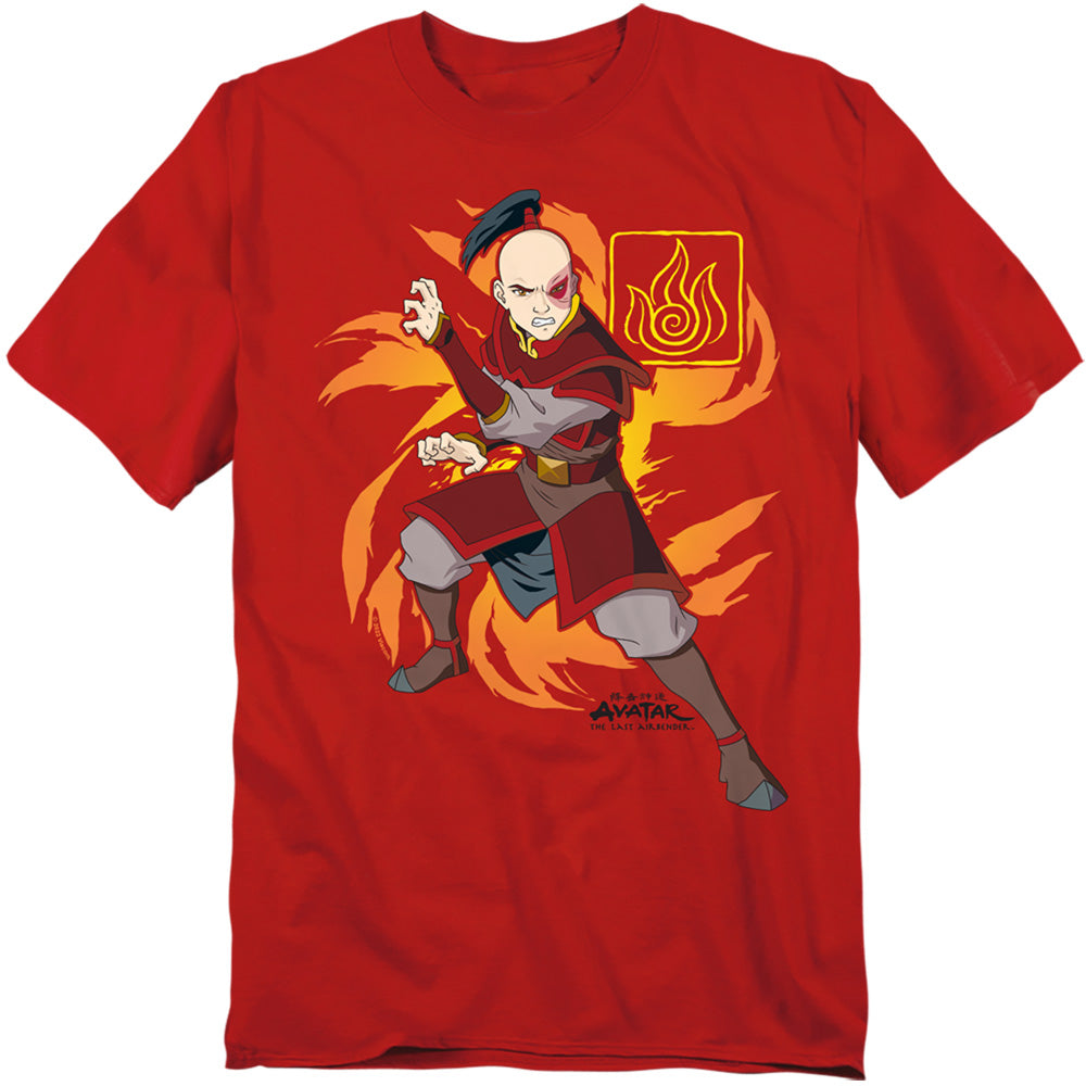 Avatar: The Last Airbender Zuko Flame Burst T-Shirt
