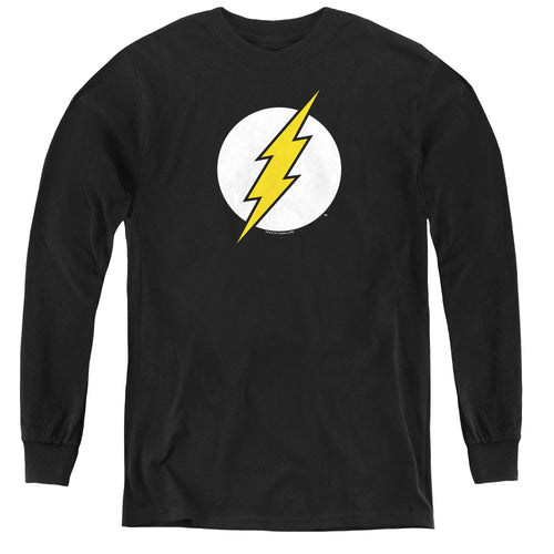 The Flash Flash Logo Youth Long Sleeve T-Shirt