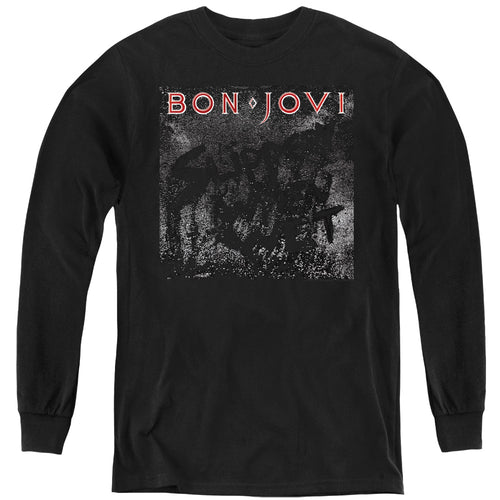 Bon Jovi Slippery Cover Youth Long Sleeve T-Shirt