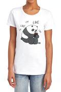 We Bare Bears Panda Like Like Like Womens T-Shirt