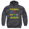 Mighty Morphin Power Rangers Ranger Heads Youth Hoodie