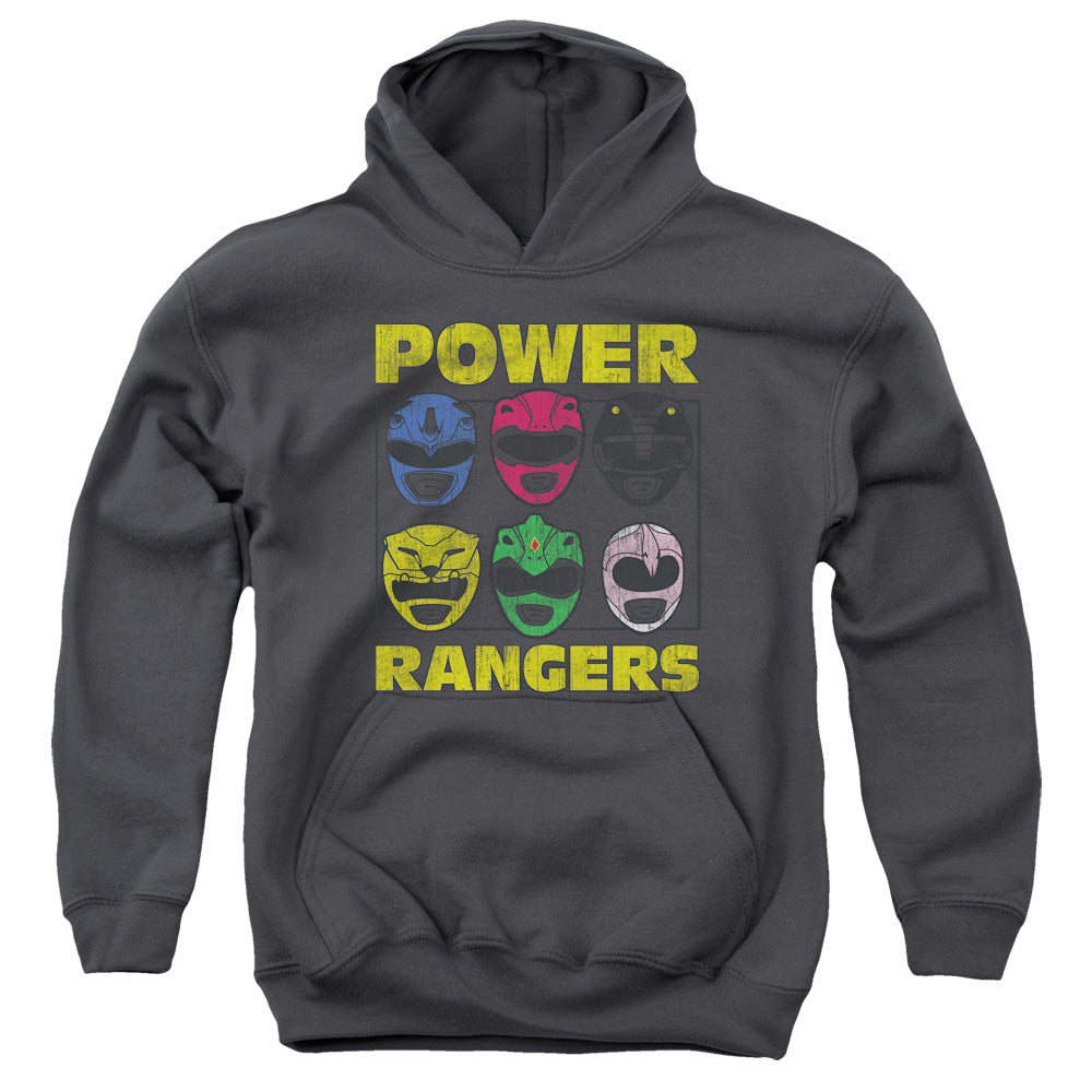 Mighty Morphin Power Rangers Ranger Heads Youth Hoodie