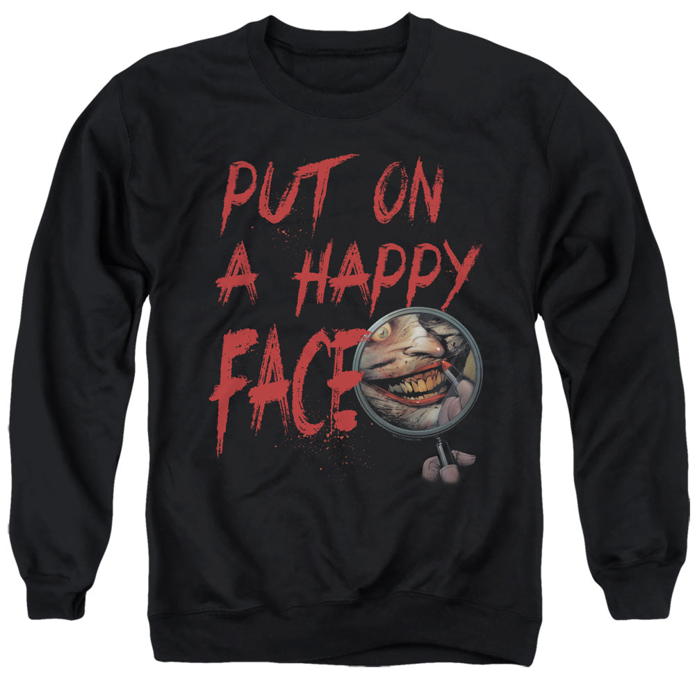 Batman Happy Face Crewneck Sweatshirt