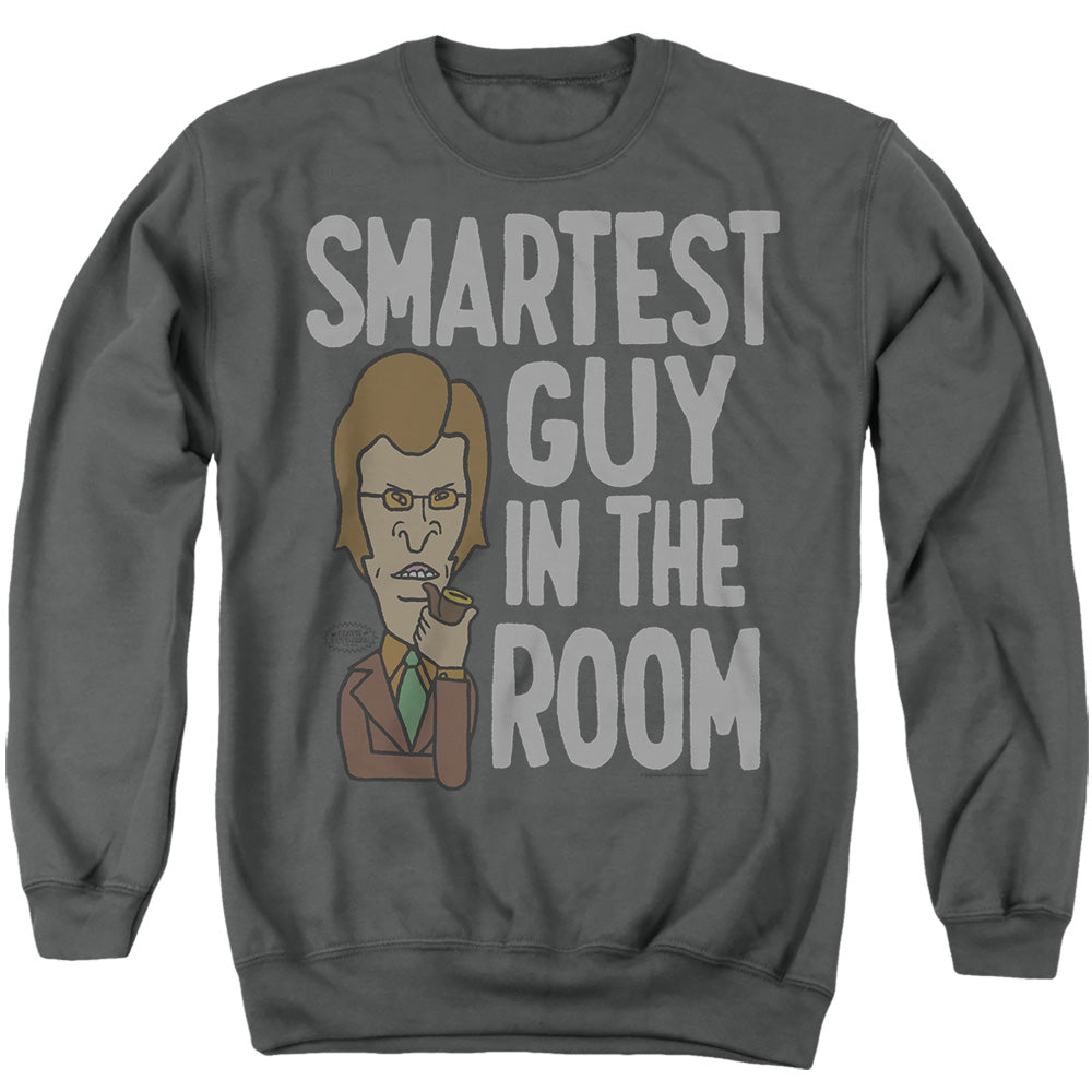 Beavis and Butthead Smartest Guy In The Room Crewneck Sweatshirt