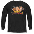 The Three Stooges Three Head Logo Youth Long Sleeve T-Shirt