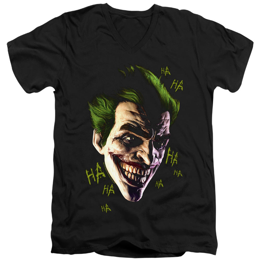 Batman Joker Grim V-Neck T-Shirt