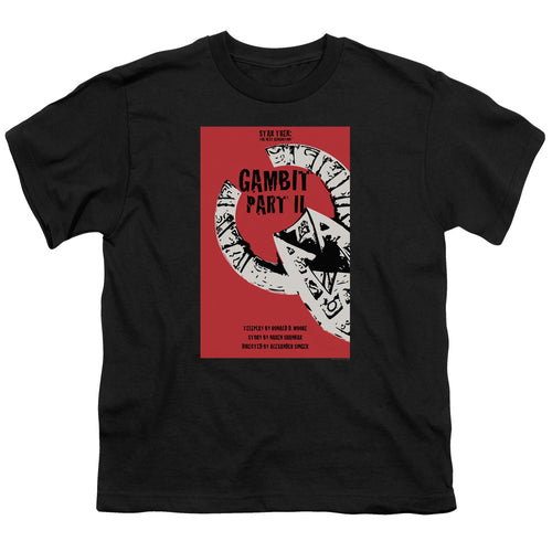 Star Trek Gambit Part II Black Youth/Toddler T-Shirt