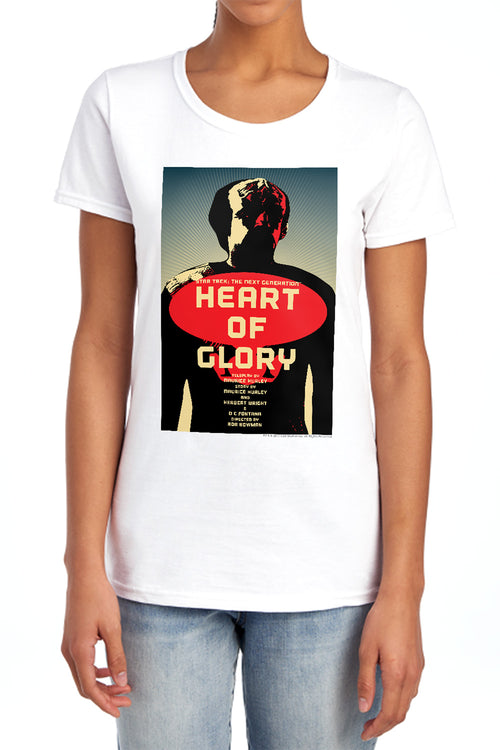 Star Trek Heart of Glory Womens T-Shirt