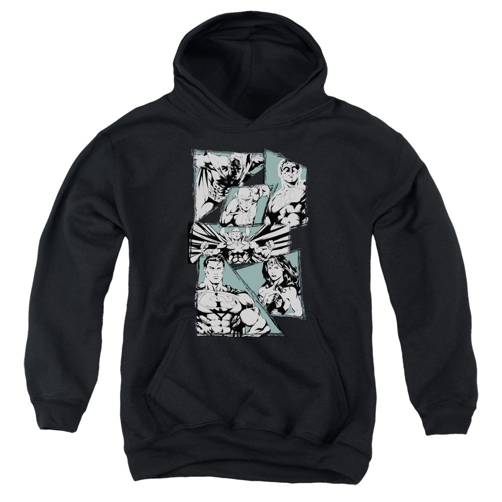 Justice League A Mighty League Youth Hoodie