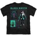 Aquaman Black Manta Stats Youth/Toddler T-Shirt