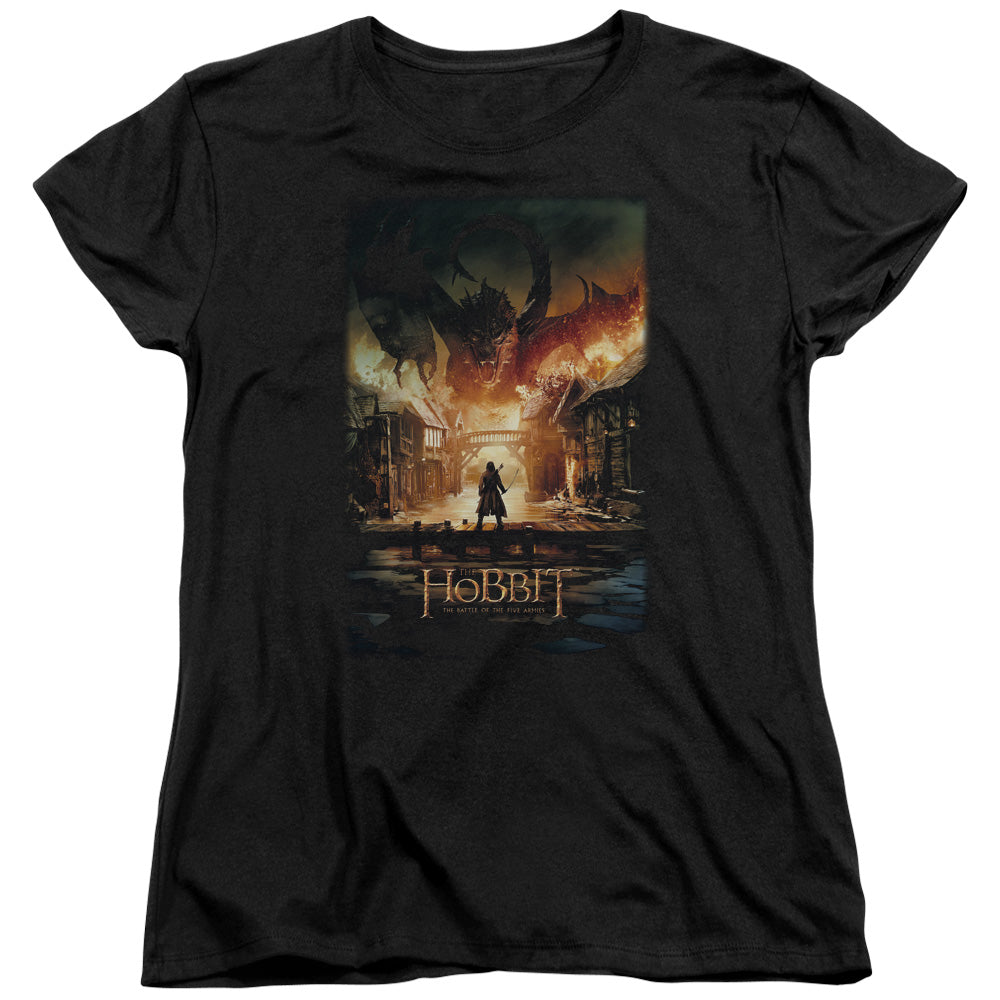 The Hobbit Smaug Poster Womens T-Shirt