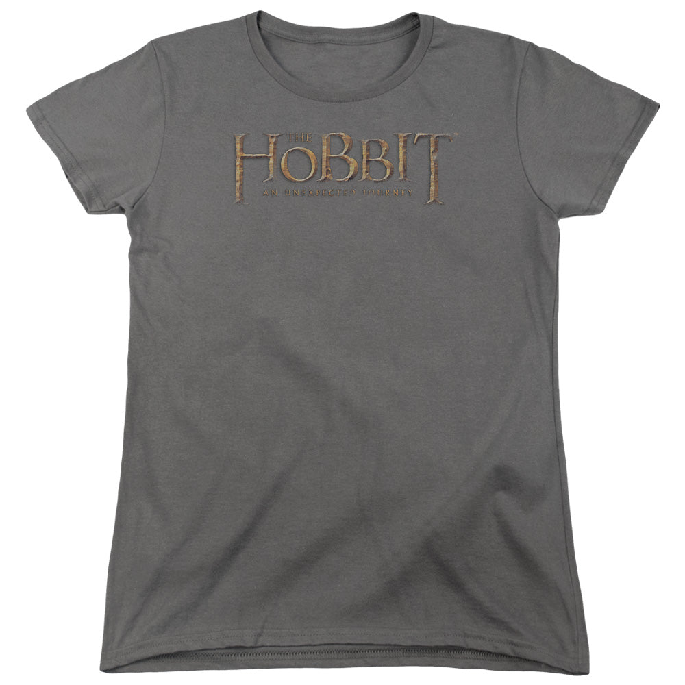 The Hobbit Distressed Logo Womens T-Shirt