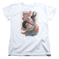 Justice League Love Birds Womens T-Shirt
