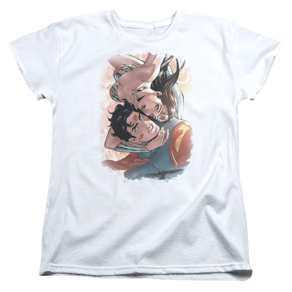 Justice League Love Birds Womens T-Shirt