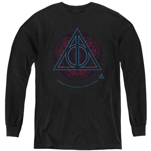 Harry Potter Hallows Symbol Youth Long Sleeve T-Shirt