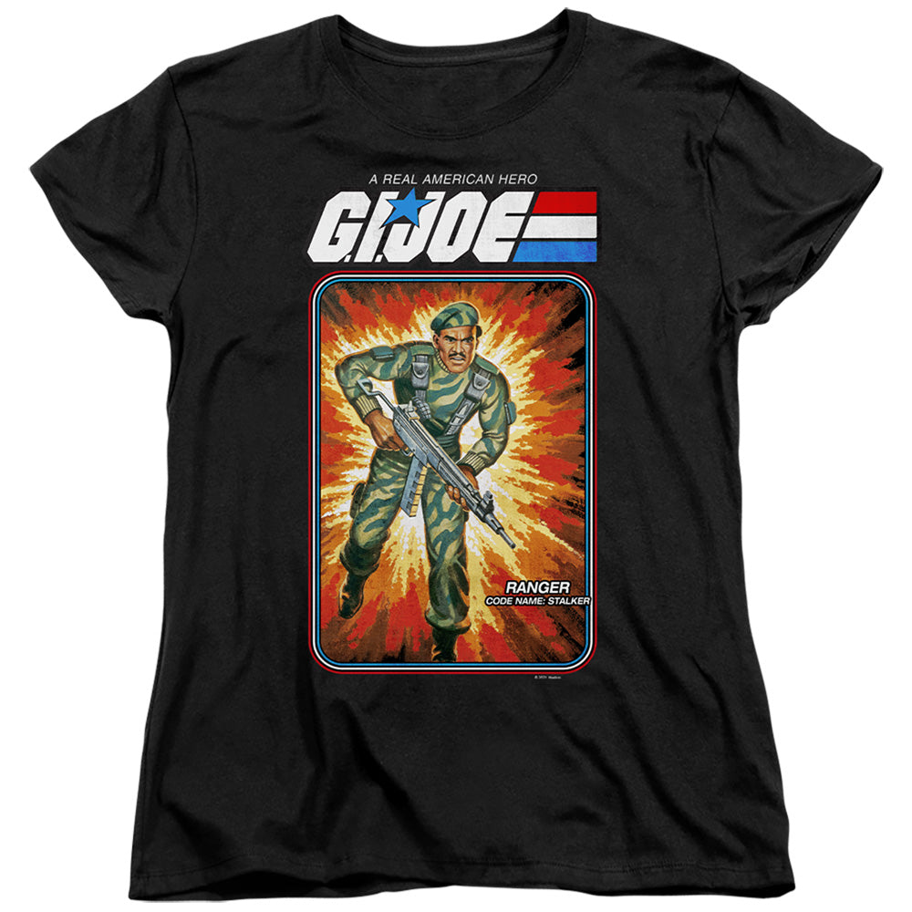 G.I. Joe Stalker Card Womens T-Shirt