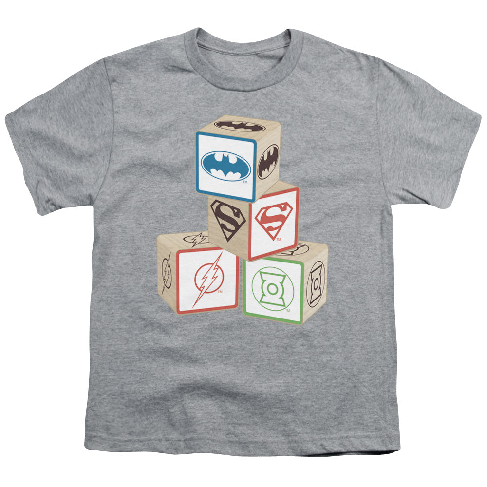 Justice League Baby Blocks Youth/Toddler T-Shirt