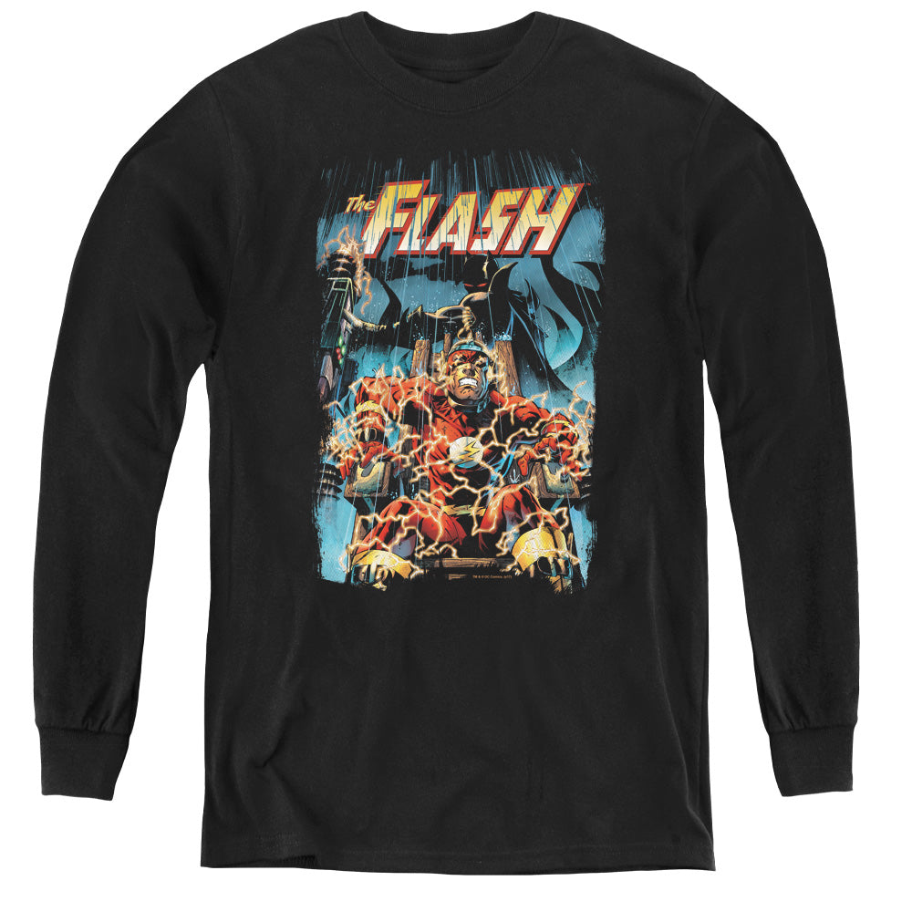 Justice League Electric Chair Youth Long Sleeve T-Shirt