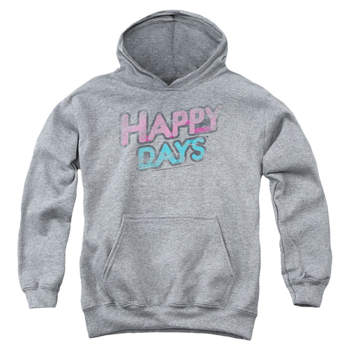 Happy Days Distressed Youth Hoodie