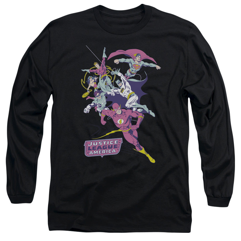 Justice League Colorful League Long Sleeve T-Shirt