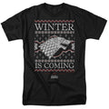 Game of Thrones Winter Is Coming Ugly Christmas T-Shirt