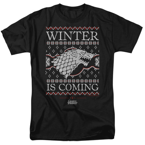 Game of Thrones Winter Is Coming Ugly Christmas T-Shirt