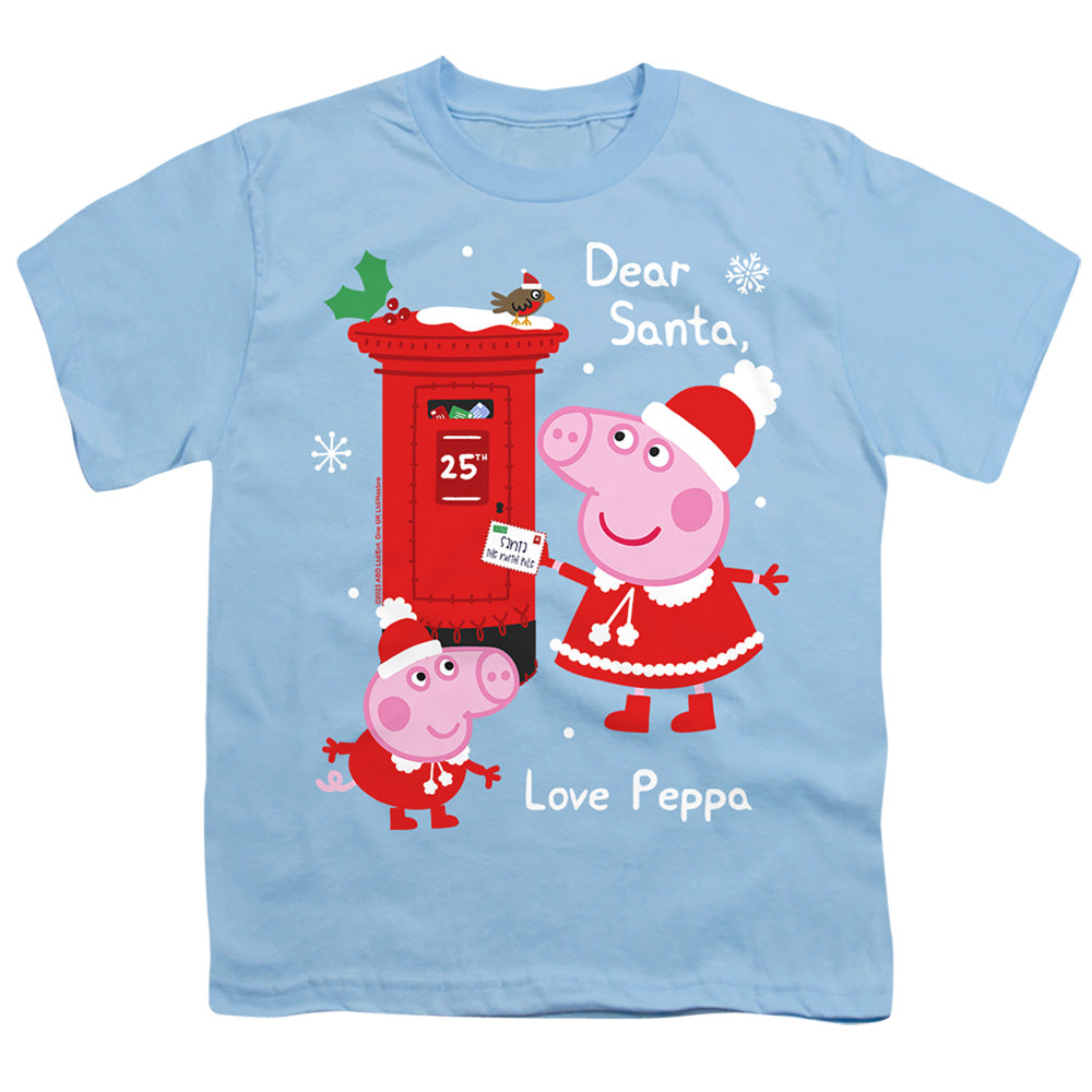 Peppa Pig And George Pig Christmas Letter to Santa Youth/Toddler T-Shirt