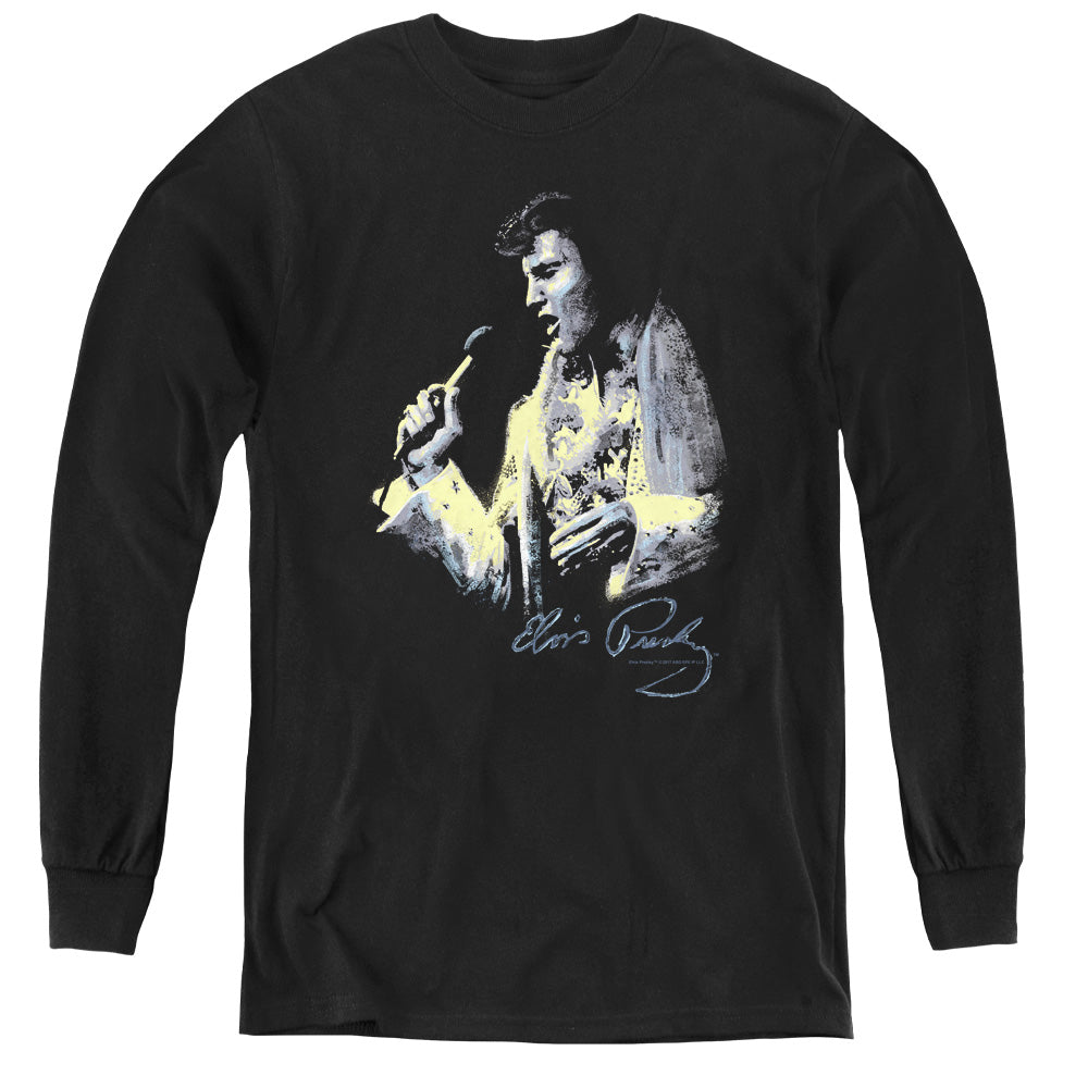 Elvis Presley Painted King Youth Long Sleeve T-Shirt