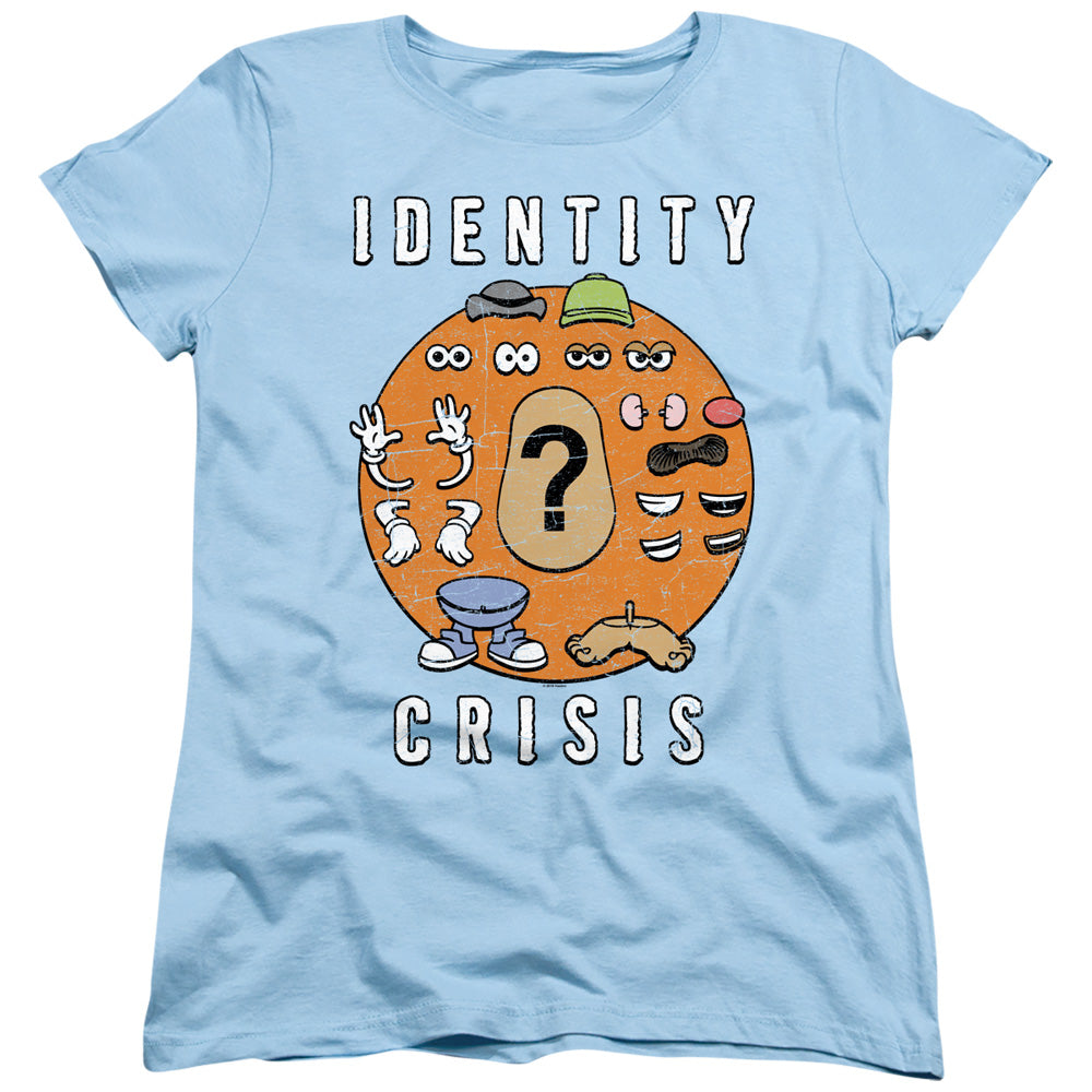 Mr. Potato Head Identity Crisis Womens T-Shirt