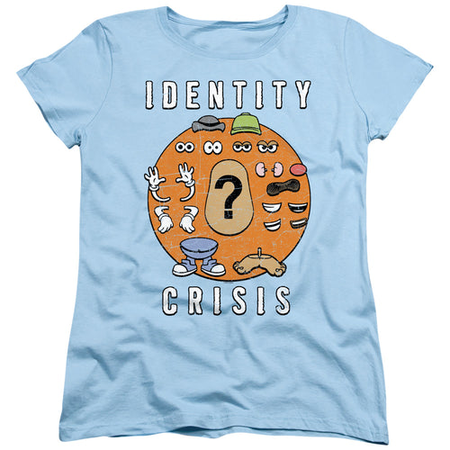 Mr. Potato Head Identity Crisis Womens T-Shirt