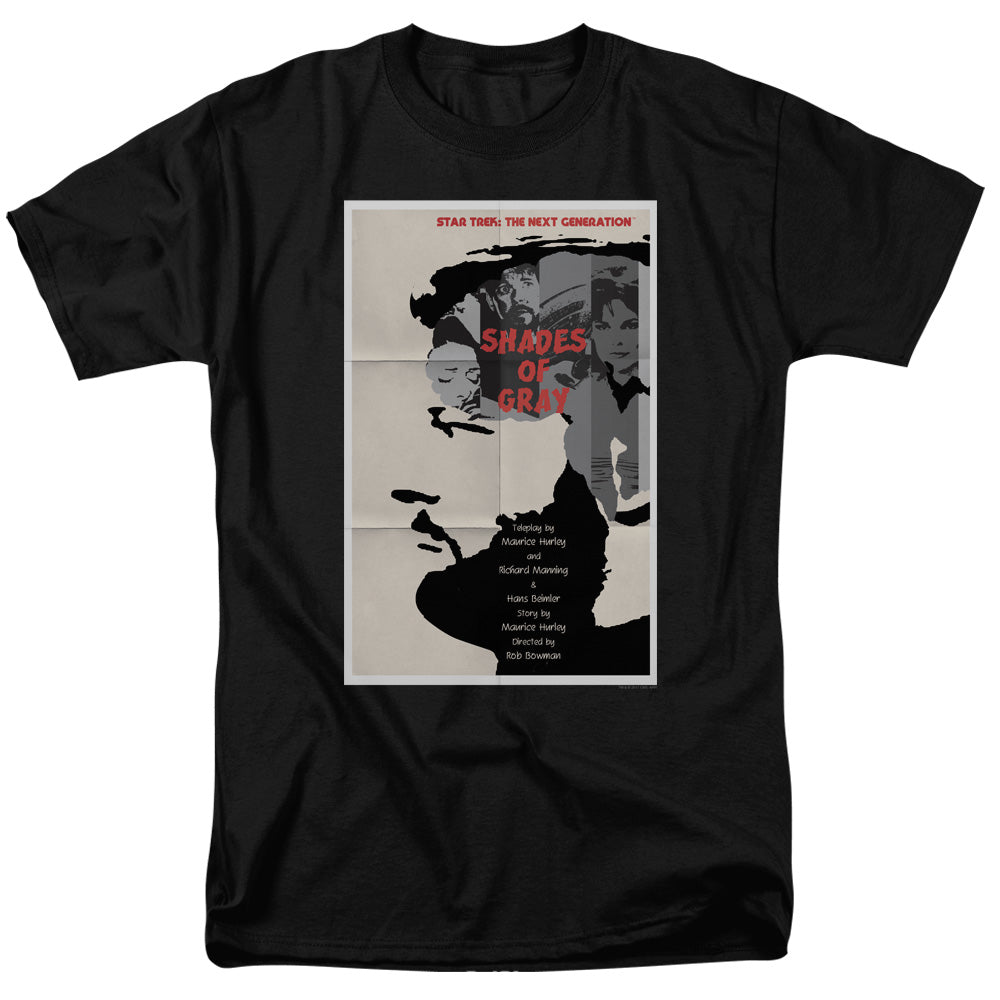 Star Trek Shades of Gray Black T-Shirt