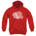 The Princess Bride Not a Witch Red Youth Hoodie