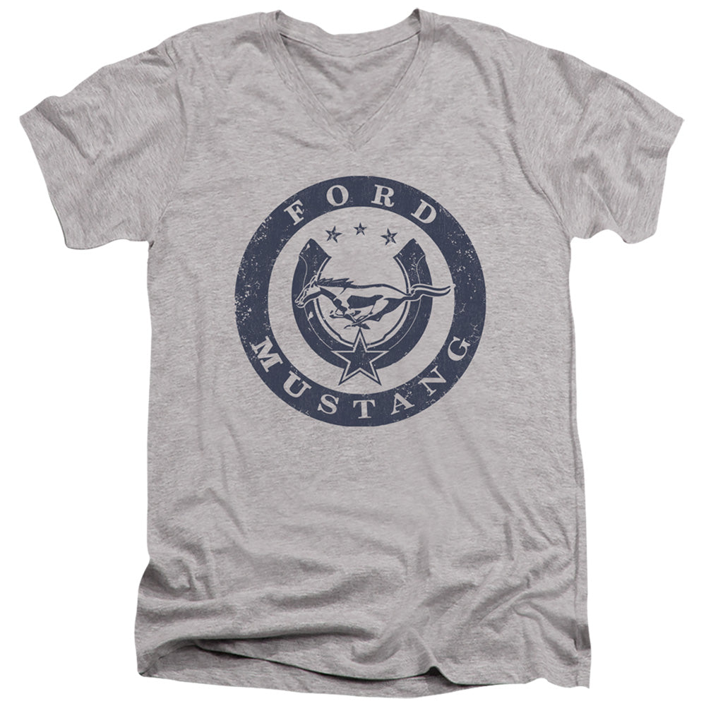 Ford Lucky Ford Mustang V-Neck T-Shirt