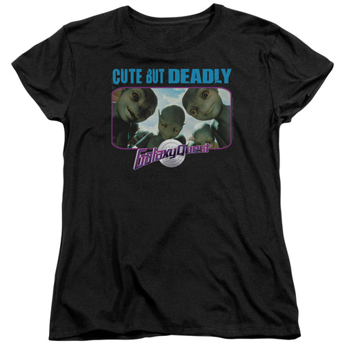 Galaxy Quest Cute But Deadly Womens T-Shirt