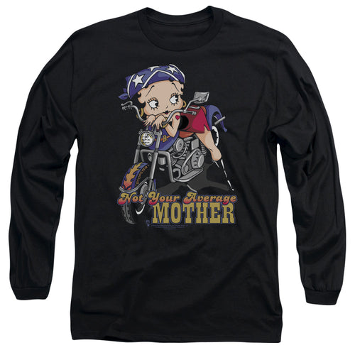 Betty Boop Not Your Average Mother Long Sleeve T-Shirt