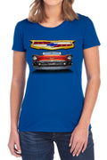 Chevy 1957 Bel Air Grille Womens T-Shirt