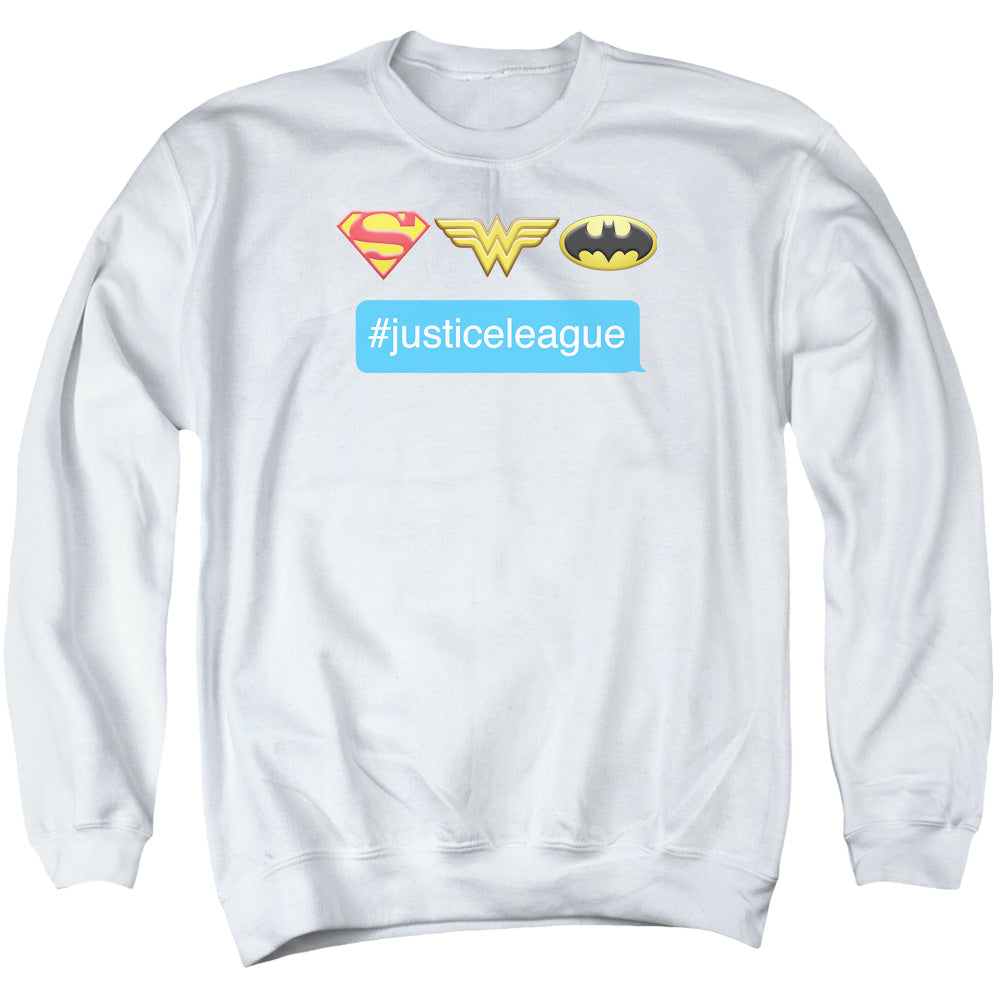 DC Comics Hashtag Jla Crewneck Sweatshirt