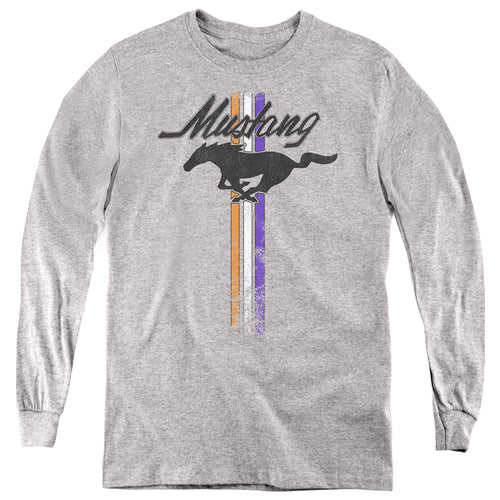 Ford Mustang Stripes Youth Long Sleeve T-Shirt