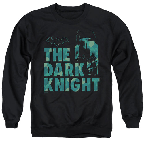 Batman Cutting Pattern Crewneck Sweatshirt