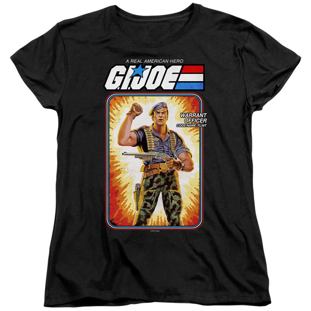 G.I. Joe Flint Card Womens T-Shirt