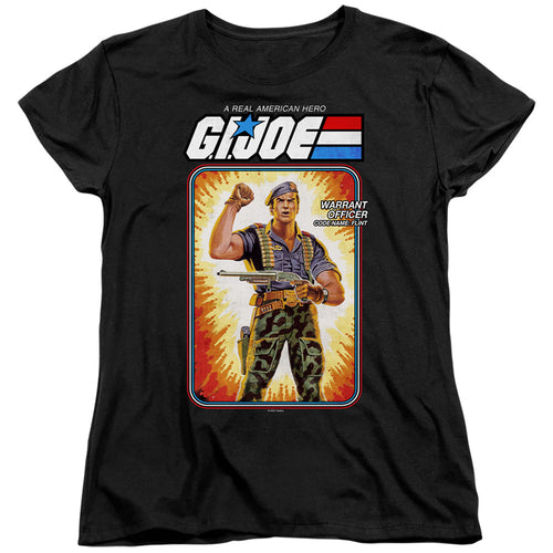 G.I. Joe Flint Card Womens T-Shirt