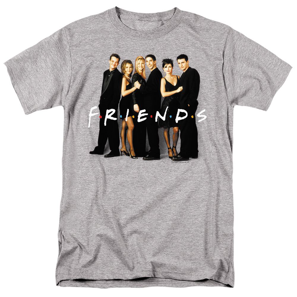 Friends Cast In Black T-Shirt